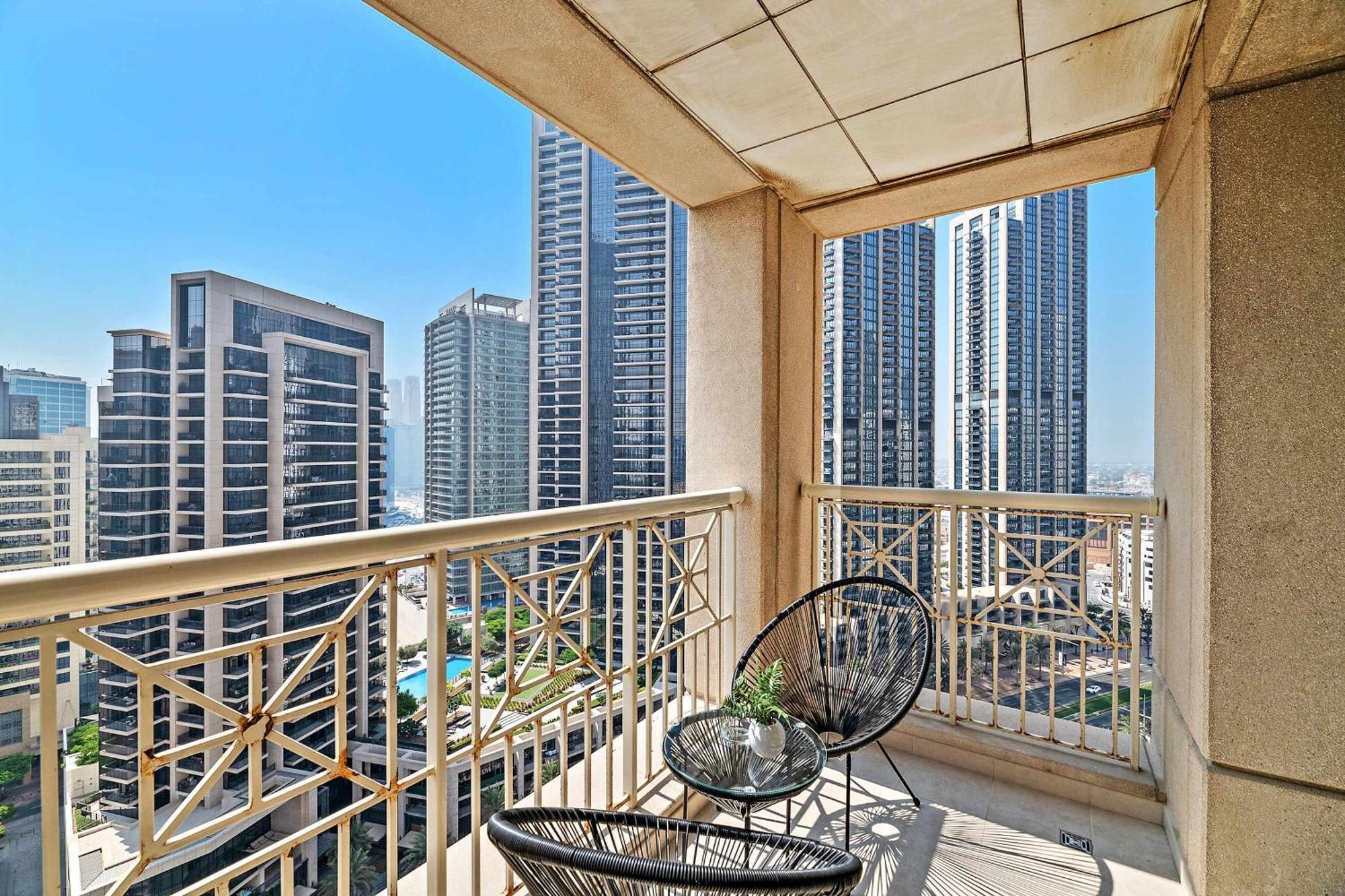 Silkhaus High Floor 1bdr Near Burj Khalifa With Balcony Apartamento *